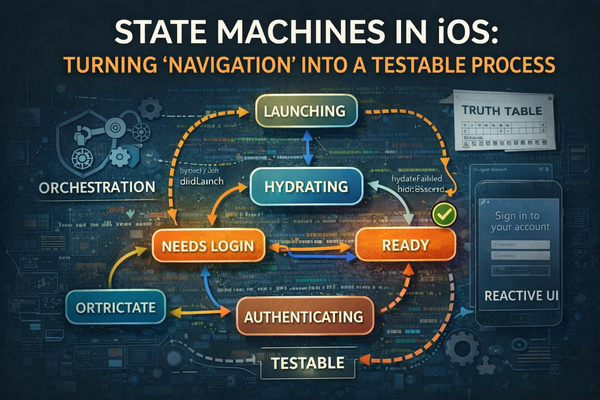 State Machines in iOS: Turning “Navigation” Into a Testable Process