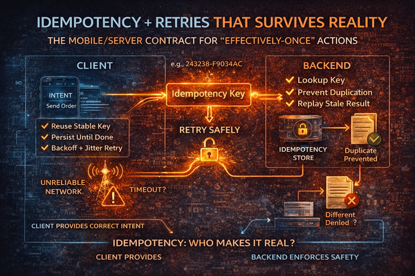 Idempotency + Retries That Survive Reality